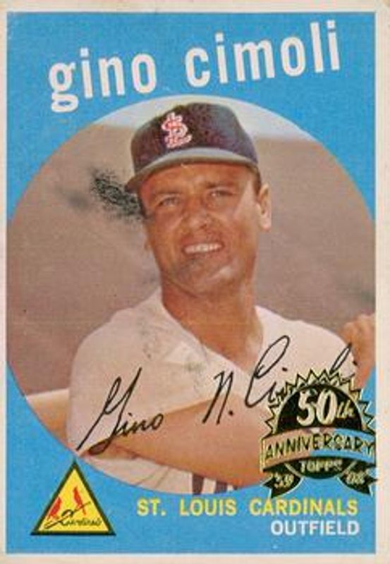 2008 Topps Heritage #418 50th Anniversary Buybacks