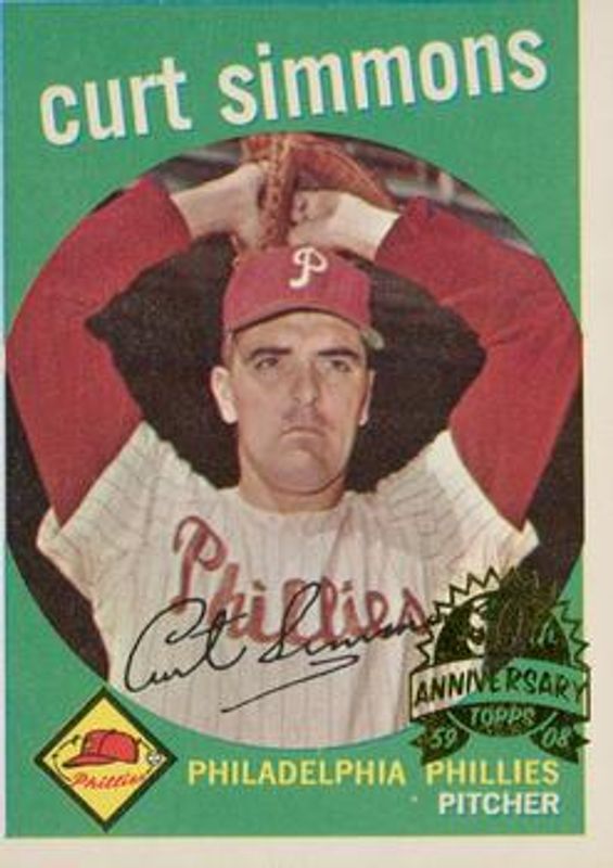 2008 Topps Heritage #382 50th Anniversary Buybacks