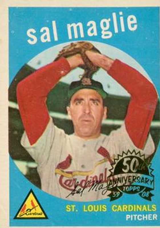 2008 Topps Heritage #309 50th Anniversary Buybacks