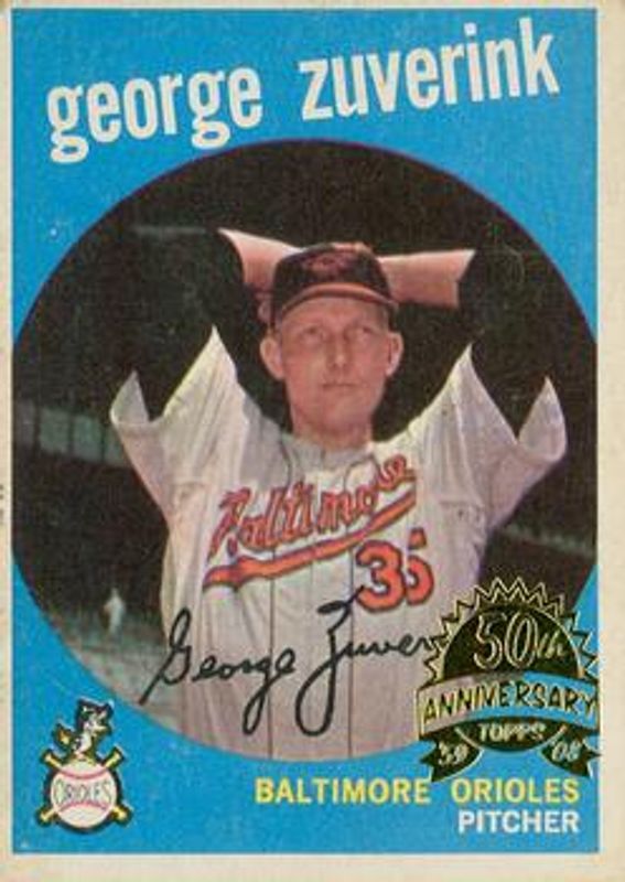 2008 Topps Heritage #219a 50th Anniversary Buybacks