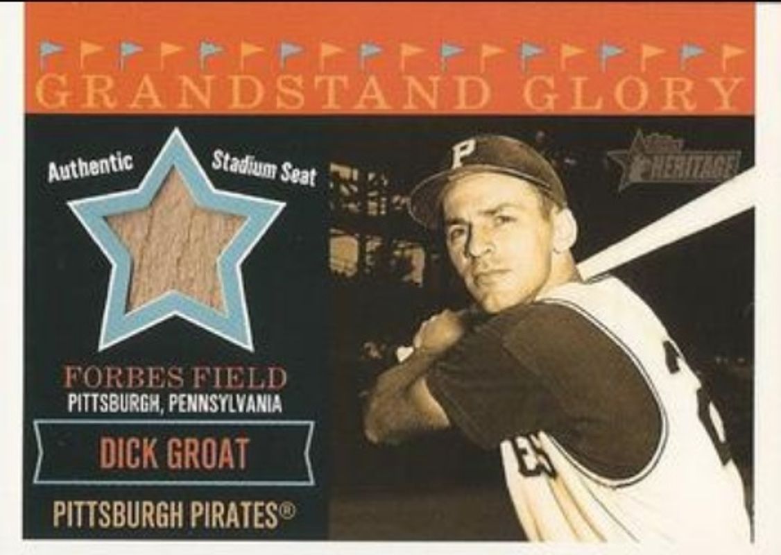 2003 Topps Heritage #GG-DG Grandstand Glory Stadium Relics