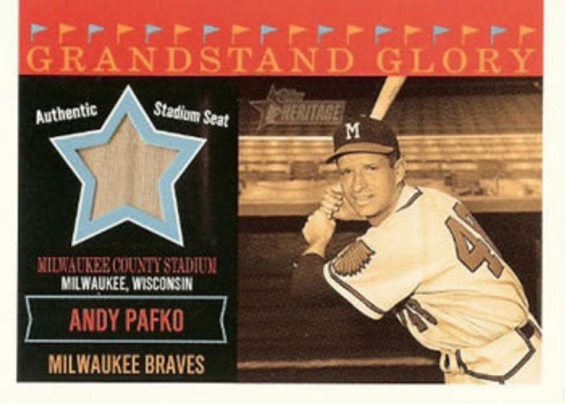 2003 Topps Heritage #GG-AP Grandstand Glory Stadium Relics
