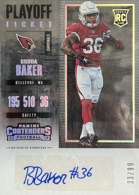 2017 Contenders #191 Rookie Ticket Auto - Playoff Ticket (/99)