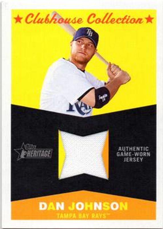 2009 Topps Heritage #CC-DJ Clubhouse Collection Relics