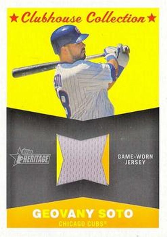 2009 Topps Heritage #CC-GS Clubhouse Collection Relics