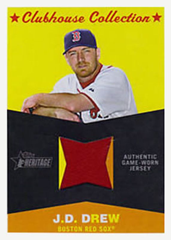 2009 Topps Heritage #CC-JD Clubhouse Collection Relics