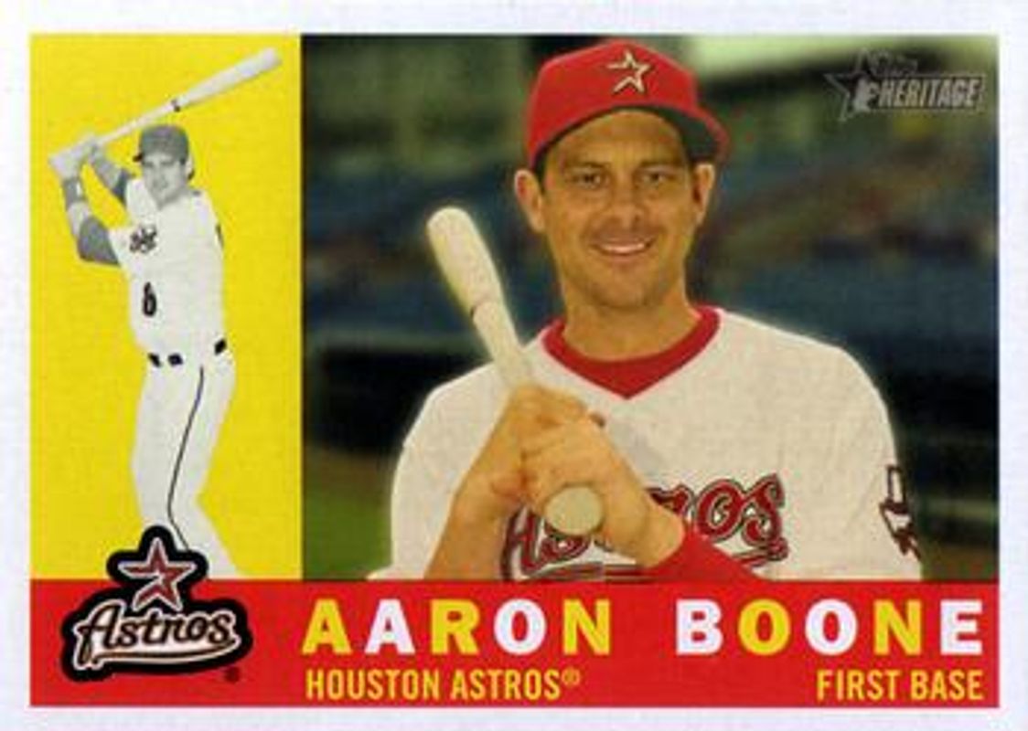 Aaron Boone 2009 Topps Heritage #297 Base RAW