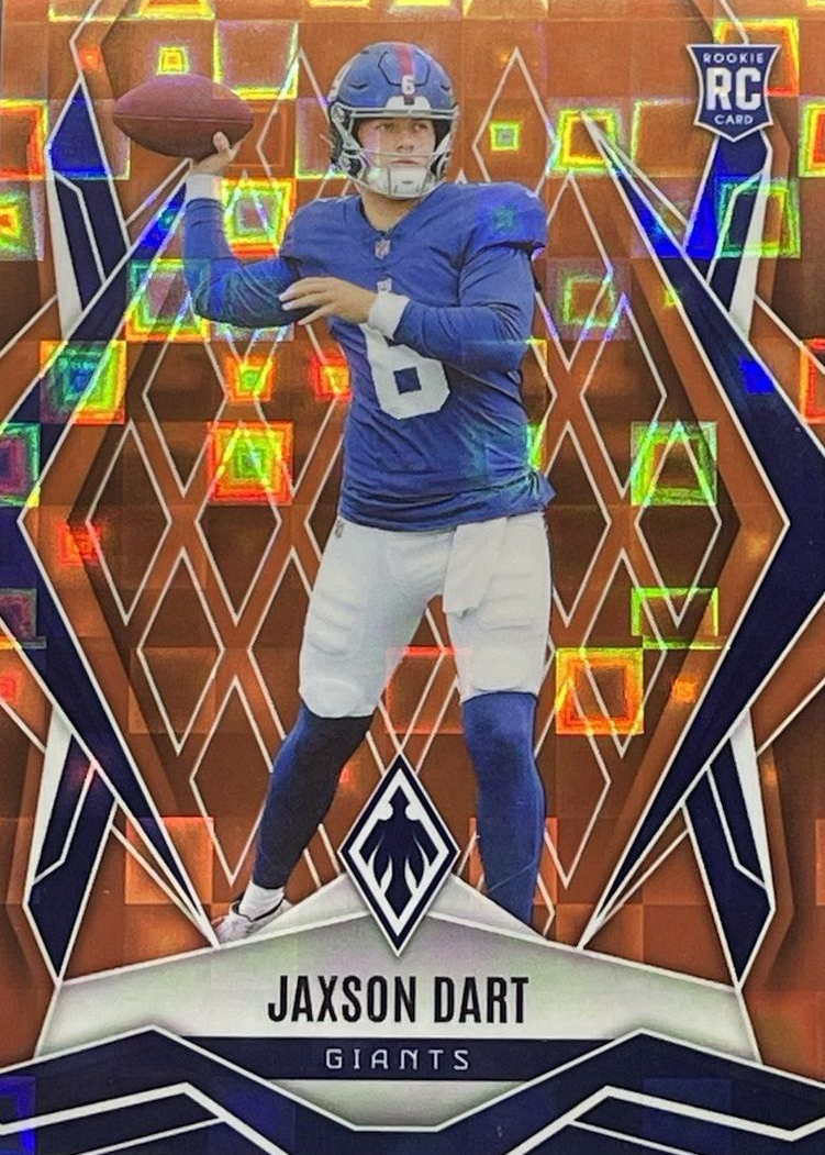 Jaxson Dart 2025 Phoenix #200 Orange Pandora /189 Price Guide