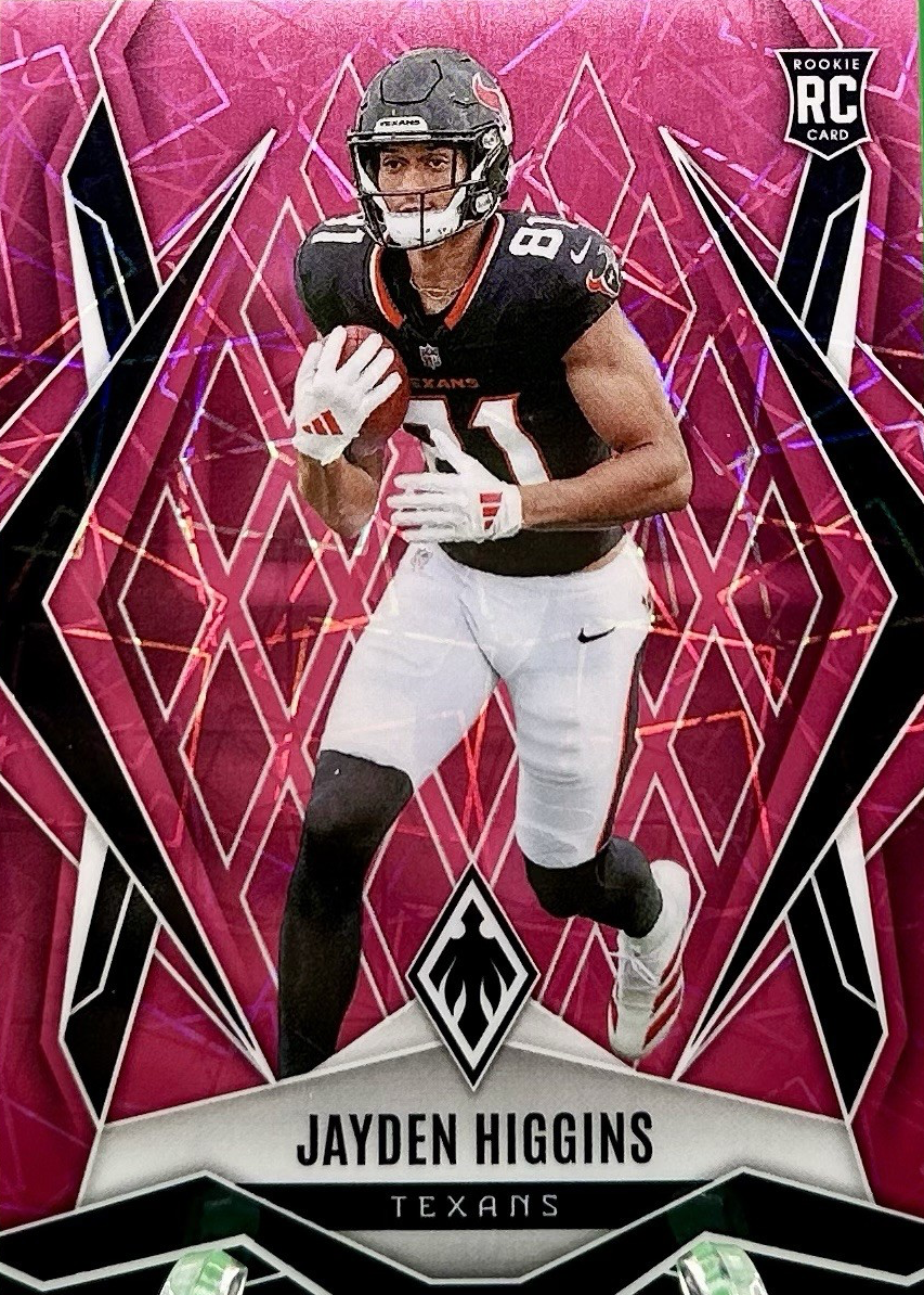 Jayden Higgins 2025 Phoenix #180 Pink Lazer /149 Price Guide