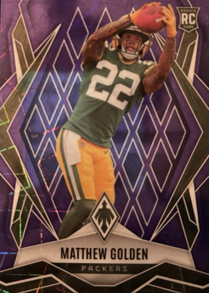 Matthew Golden 2025 Phoenix #174 Purple Lazer /99 Price Guide