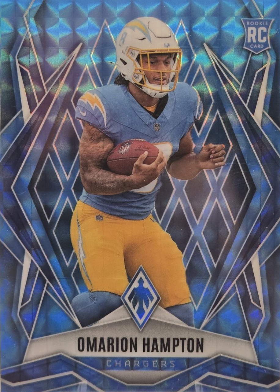 Omarion Hampton 2025 Phoenix #192 Light Blue Pyramids /385 Price