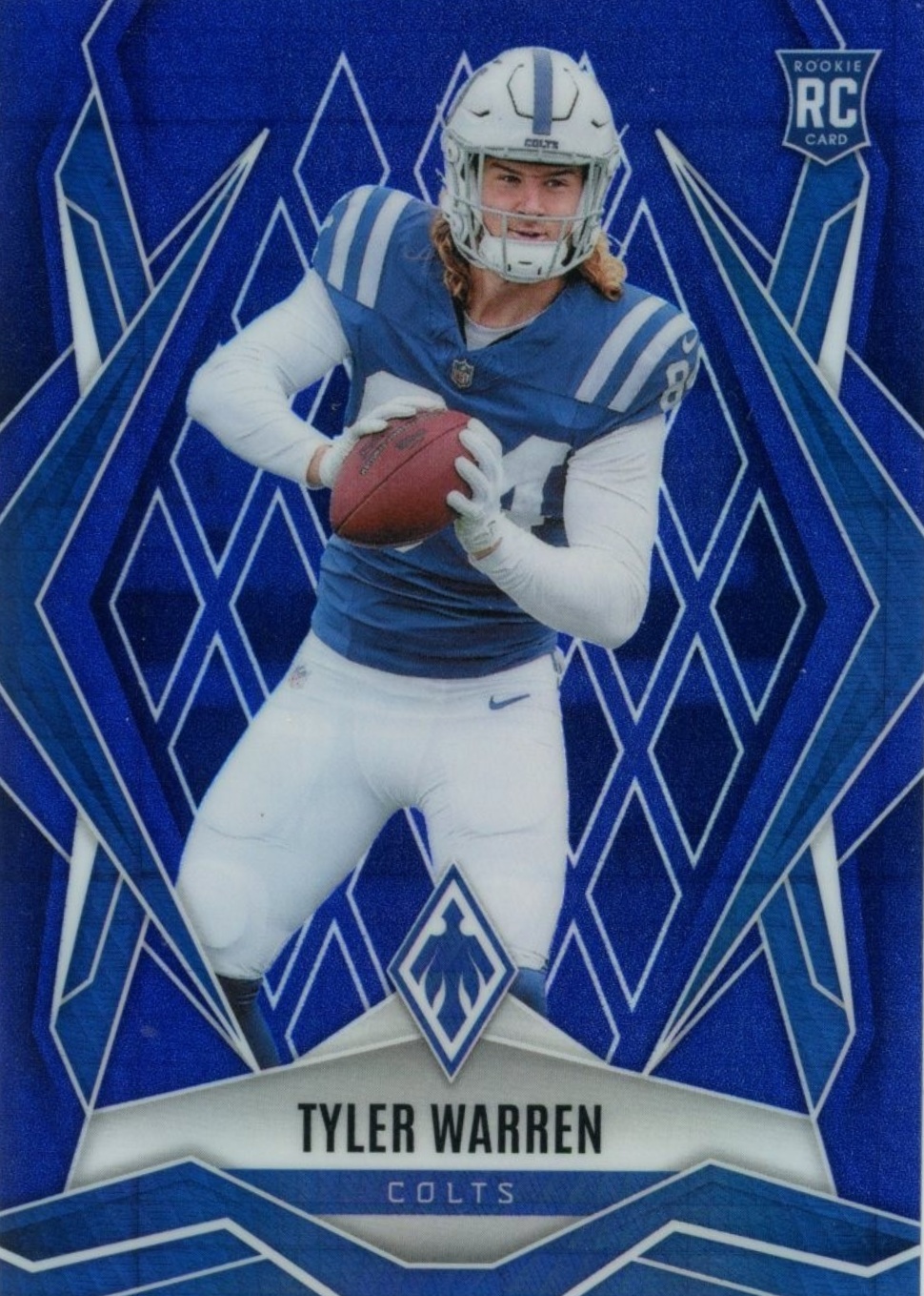 Tyler Warren 2025 Phoenix #185 Blue Hyper /199 Price Guide