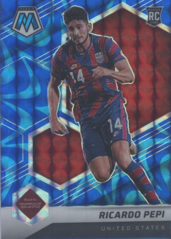 2021 Mosaic Road to FIFA World Cup #99 Reactive Blue
