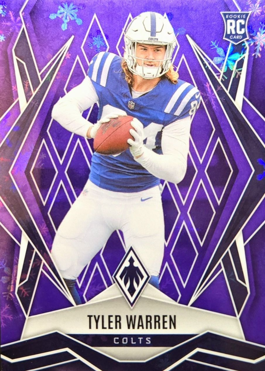 Tyler Warren 2025 Phoenix #185 Purple Winter /249 Price Guide
