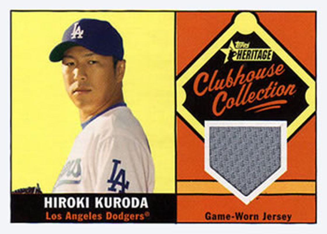 2010 Topps Heritage #CCR-HK Clubhouse Collection Relics