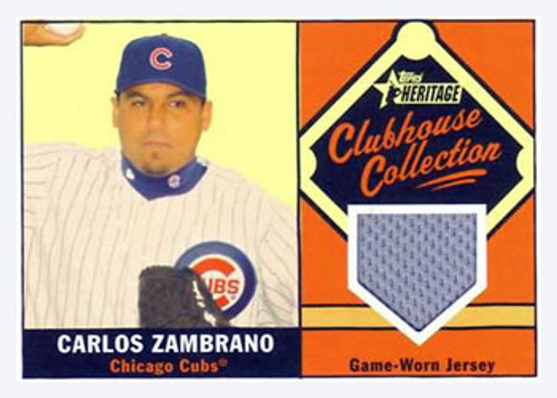 2010 Topps Heritage #CCR-CZ Clubhouse Collection Relics