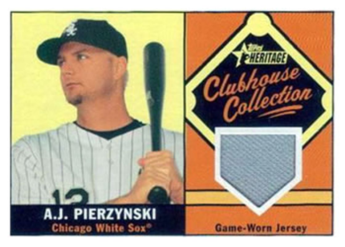 2010 Topps Heritage #CCR-AJP Clubhouse Collection Relics