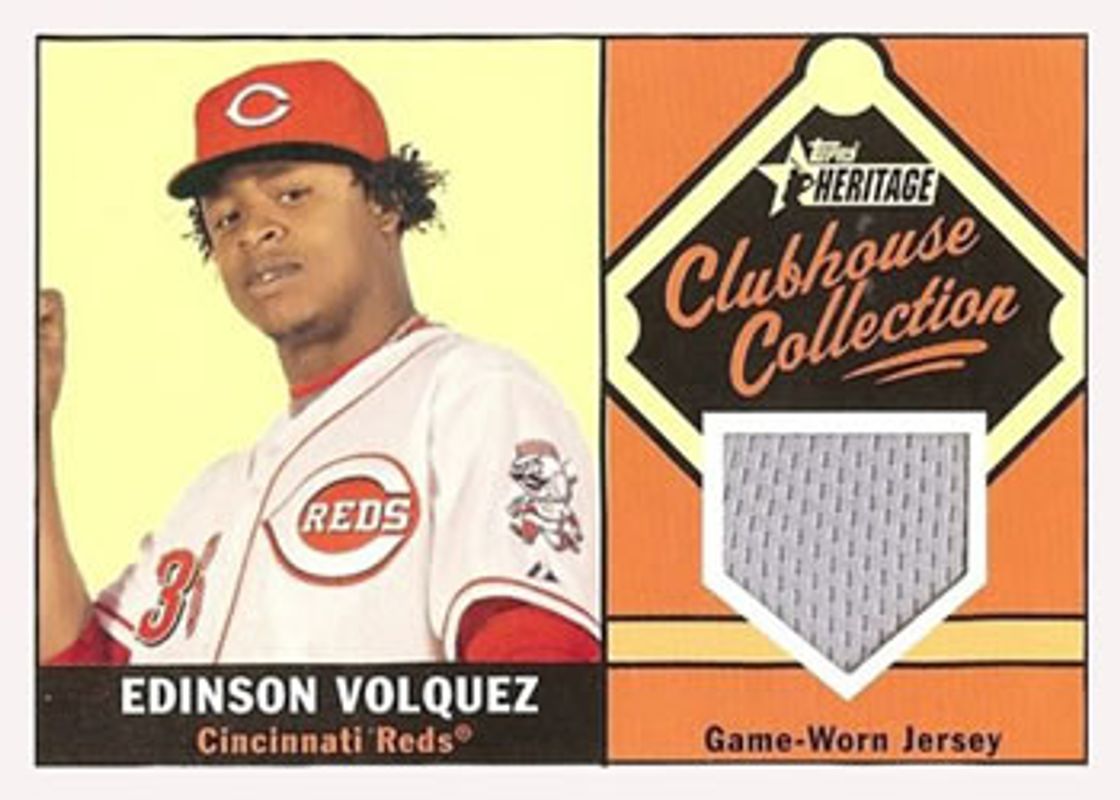 2010 Topps Heritage #CCR-EV Clubhouse Collection Relics