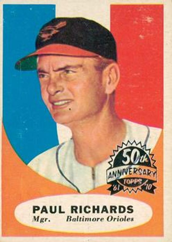 2010 Topps Heritage #131 50th Anniversary Buybacks