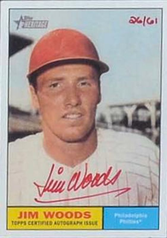 2010 Topps Heritage #ROAJW Real One Autographs - Red Ink /61