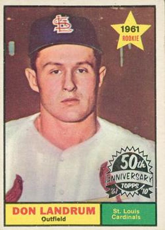 2010 Topps Heritage #338 50th Anniversary Buybacks