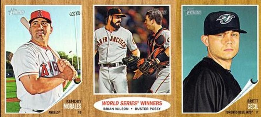 2011 Topps Heritage Advertising Panels