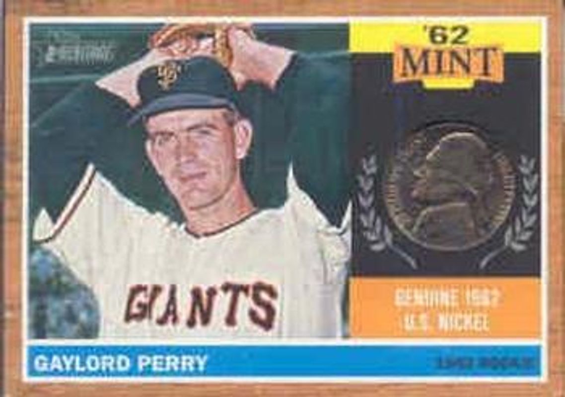 2011 Topps Heritage #62M-GP 62 Mint Coins