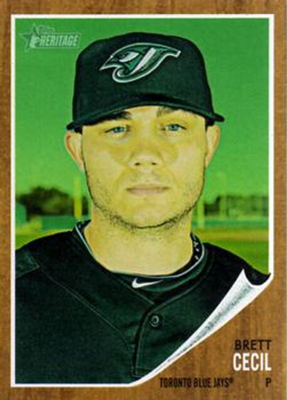 2011 Topps Heritage #134 Green Tint