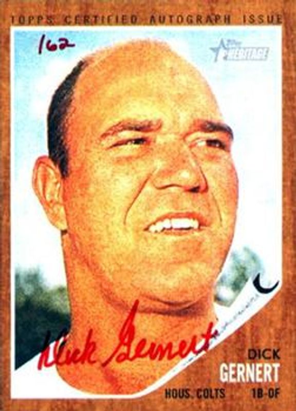 2011 Topps Heritage #ROA-DG Real One Autographs - Red Ink /62