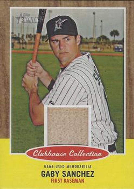 2011 Topps Heritage #CCR-GS Clubhouse Collection Relics