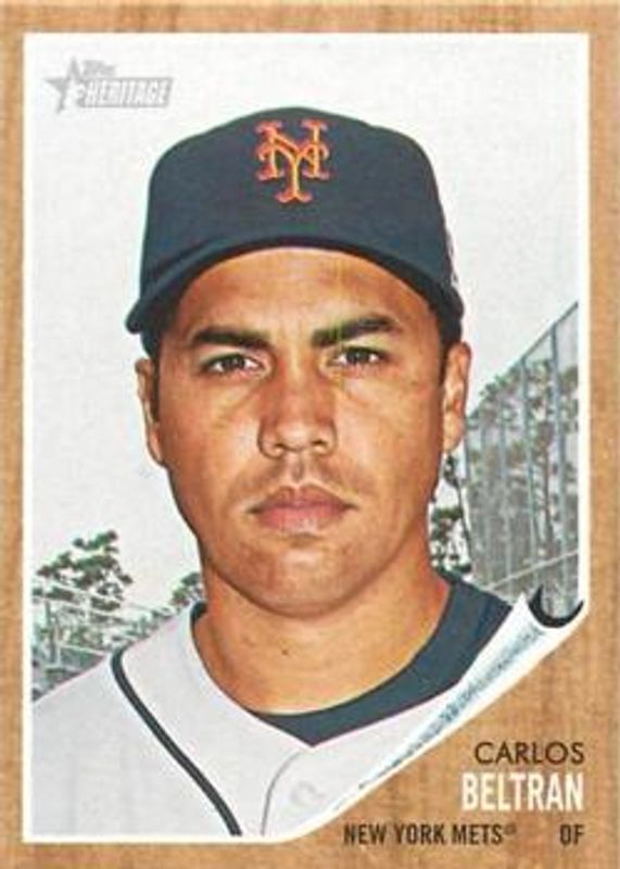 Carlos Beltran 2011 Topps Heritage #7 Base RAW