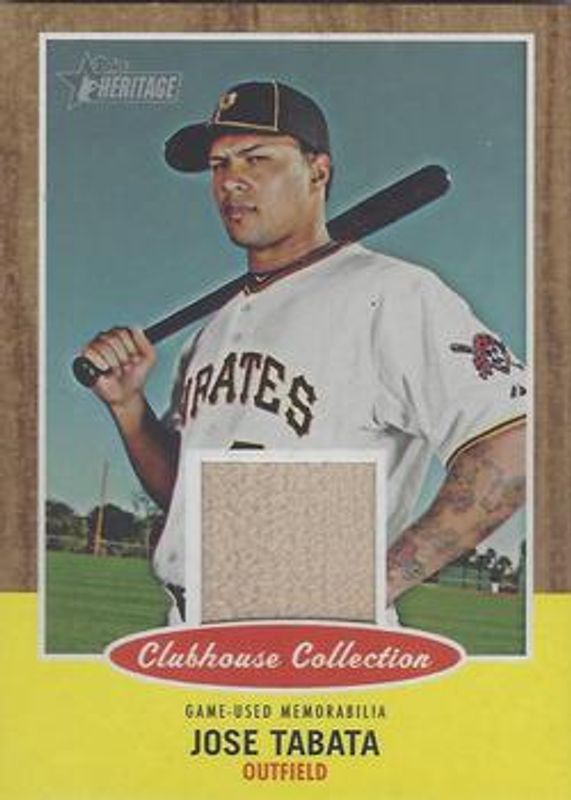 2011 Topps Heritage #CCR-JTA Clubhouse Collection Relics