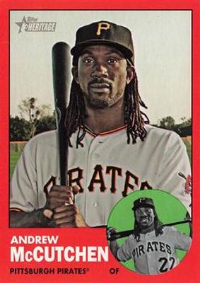 2012 Topps Heritage #87 Target Red Border