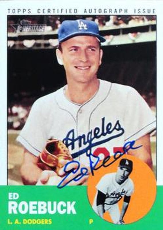 2012 Topps Heritage #ROA-ER Real One Autographs