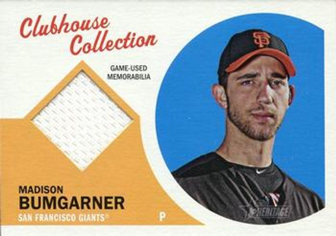 2012 Topps Heritage #CCR-MB Clubhouse Collection Relics