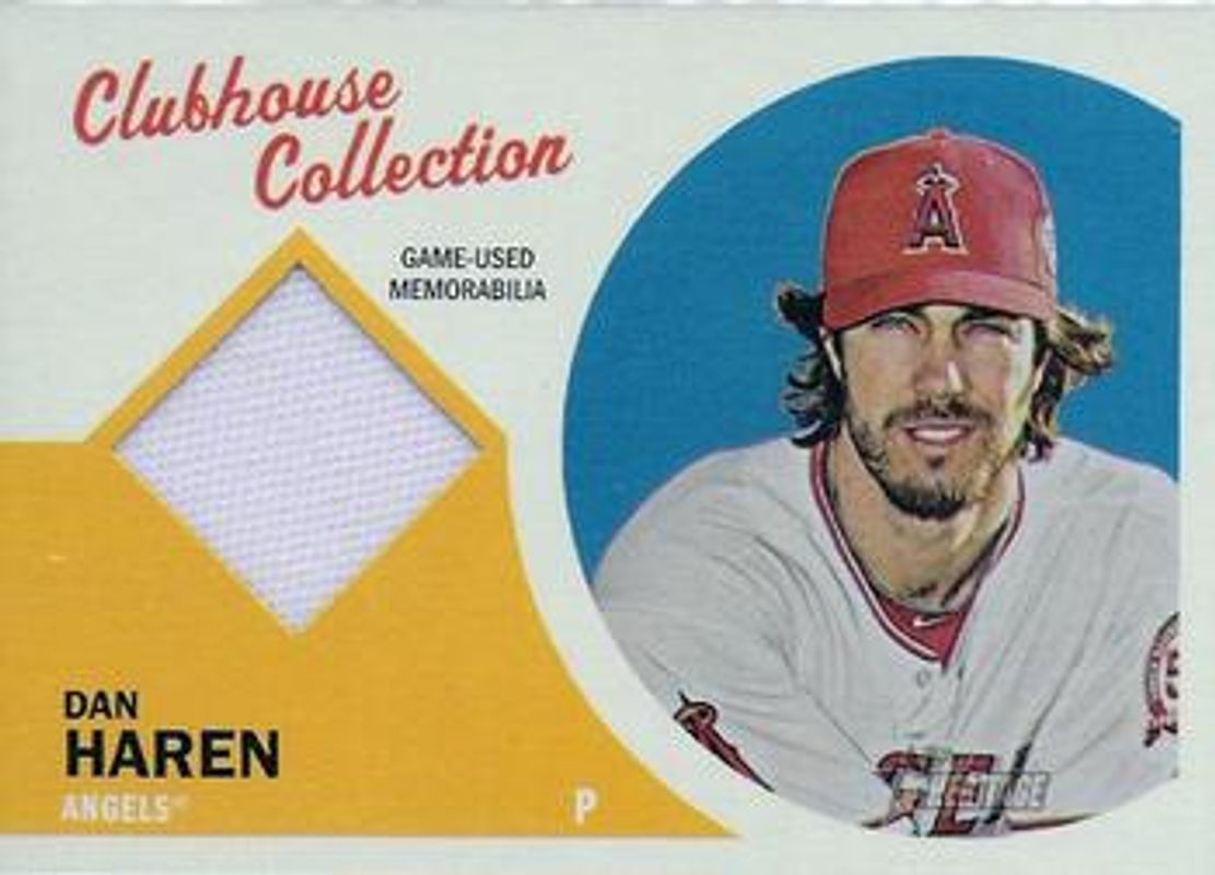 2012 Topps Heritage #CCR-DH Clubhouse Collection Relics