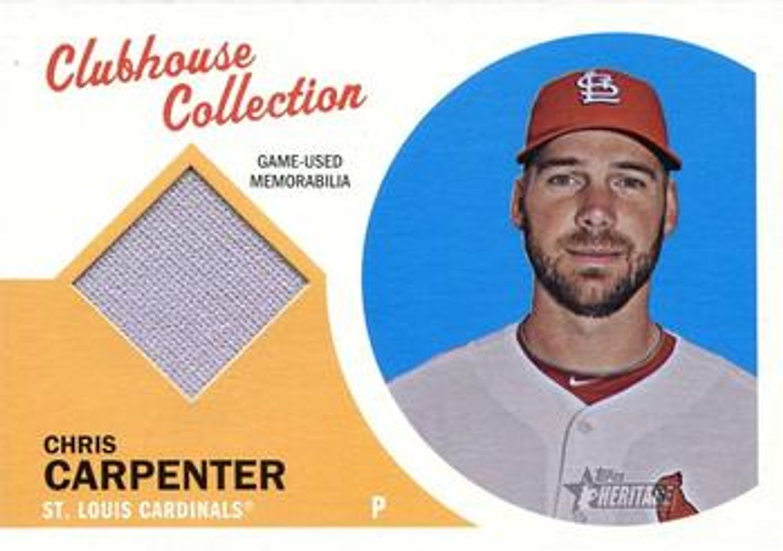 2012 Topps Heritage #CCR-CC Clubhouse Collection Relics