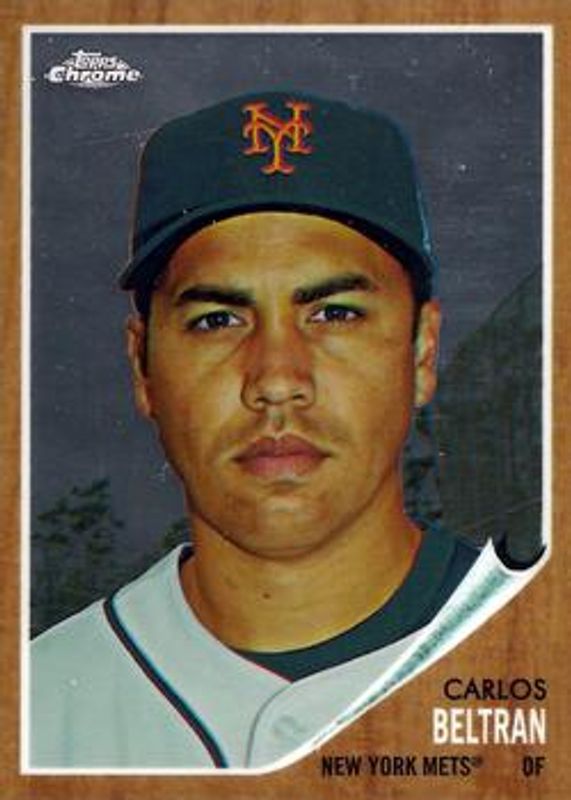 Carlos Beltran 2011 Topps Heritage #C136 Chrome /1962 RAW