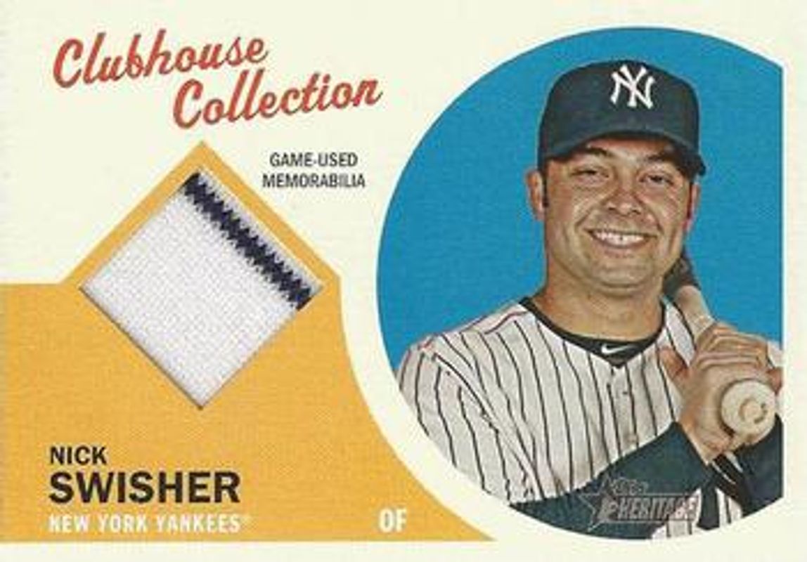 2012 Topps Heritage #CCR-NS Clubhouse Collection Relics