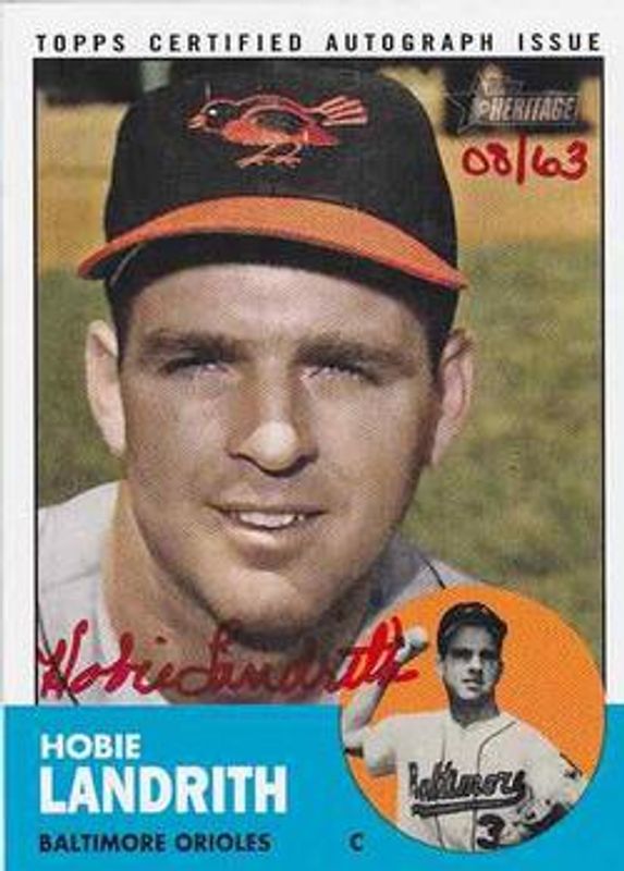 2012 Topps Heritage #ROA-HL Real One Autographs - Red Ink /63