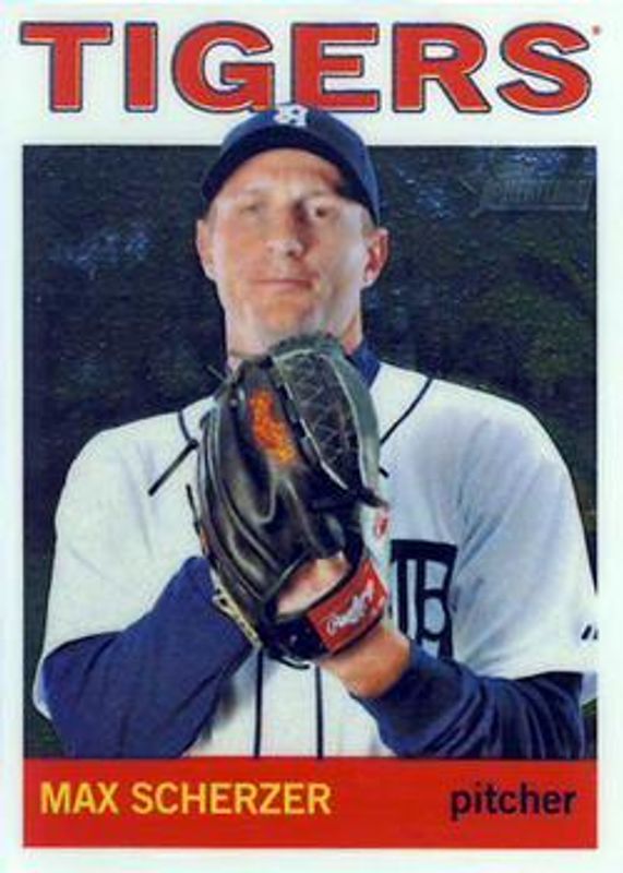 Max Scherzer 2013 Topps Heritage #HC62 Chrome - Refractor /564 RAW