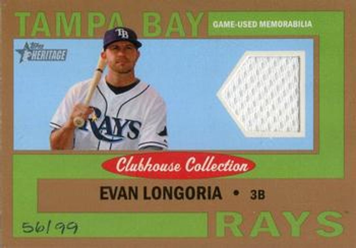 2013 Topps Heritage #CCR-EL Clubhouse Collection Relics - Gold /99
