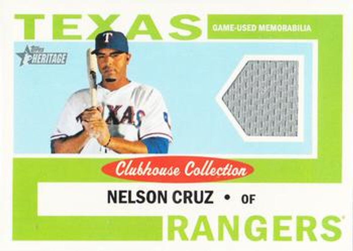 2013 Topps Heritage #CCR-NC Clubhouse Collection Relics