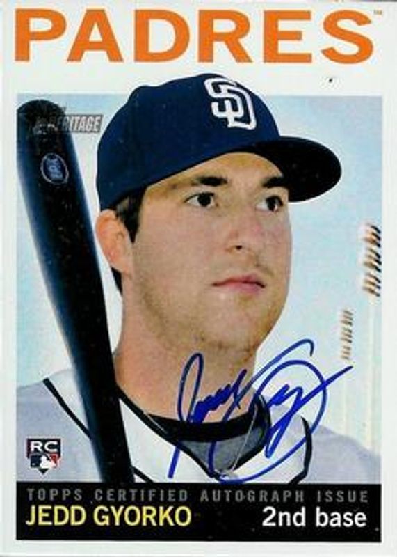 2013 Topps Heritage #ROA-JG Real One Autographs