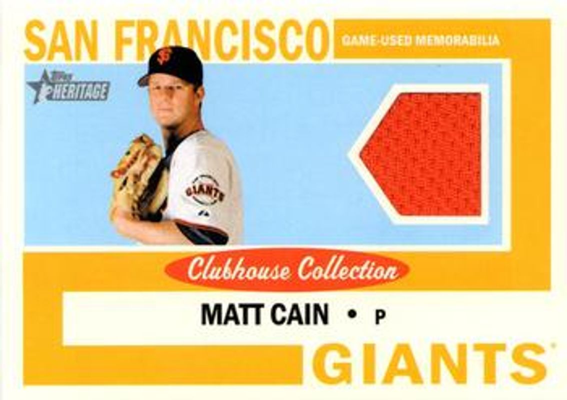 2013 Topps Heritage #CCR-MC Clubhouse Collection Relics