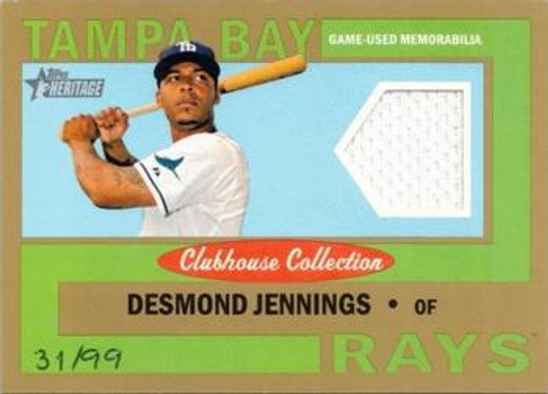 2013 Topps Heritage #CCR-DJ Clubhouse Collection Relics - Gold /99