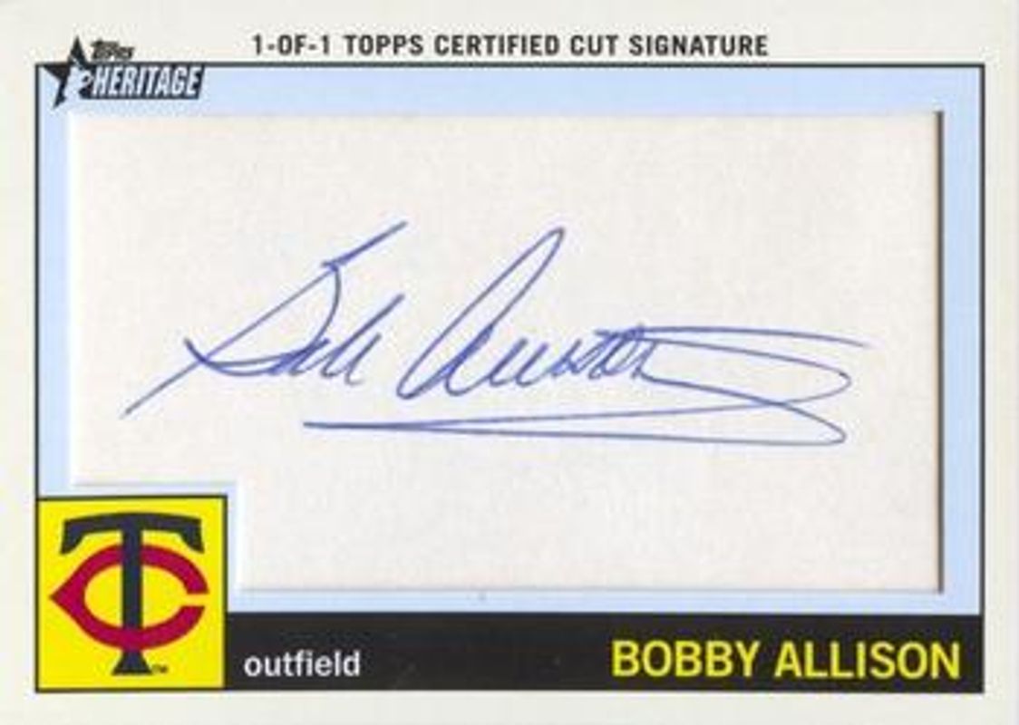 2013 Topps Heritage #HCS-BA Cut Signatures /1