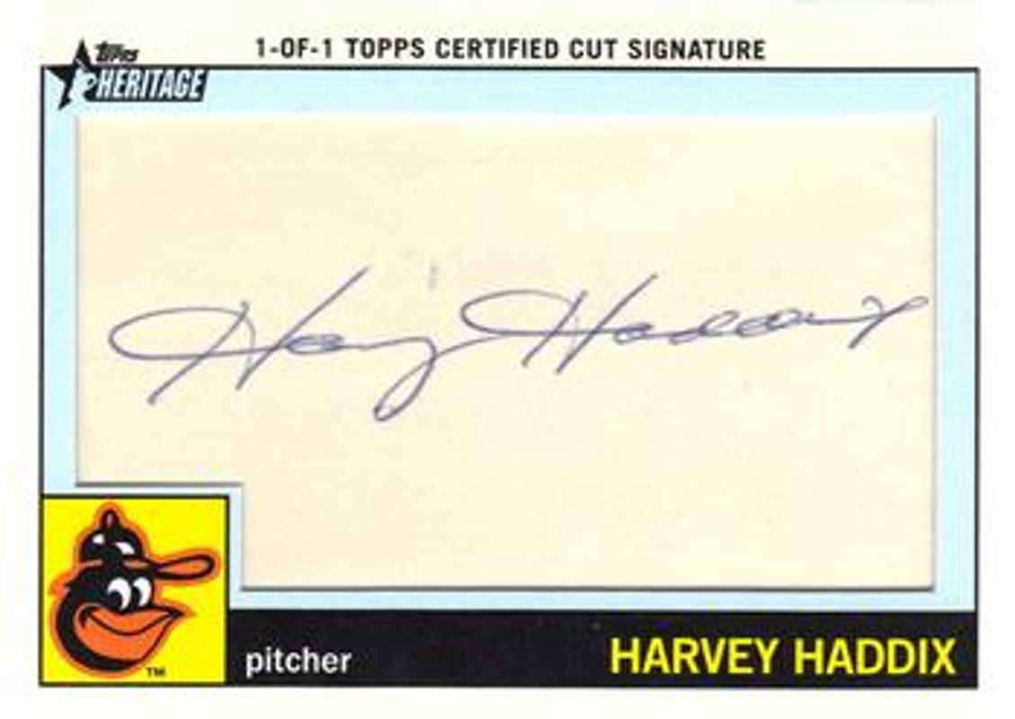 2013 Topps Heritage #HCS-HH Cut Signatures /1