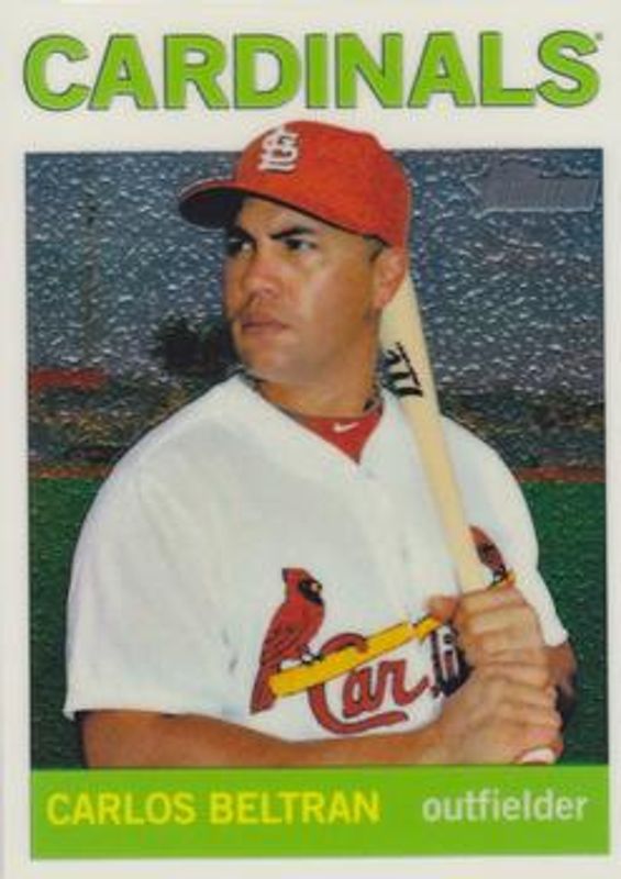 Carlos Beltran 2013 Topps Heritage #HC51 Chrome /999 RAW