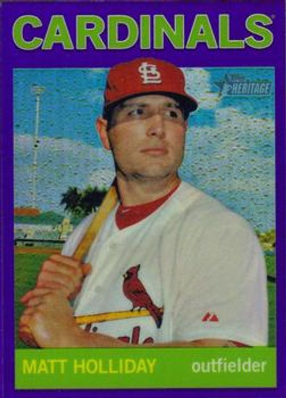 2013 Topps Heritage #HC82 Chrome - Purple Refractor